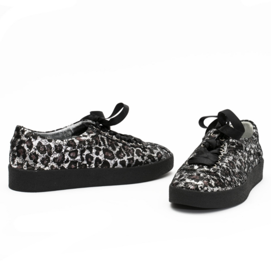 Sneakers Silver Leopard